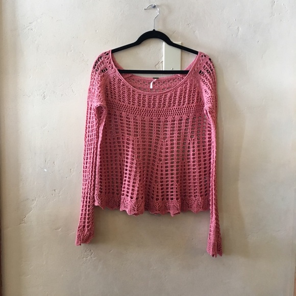 Free People Annabelle Crochet Pullover | S - Picture 5 of 6
